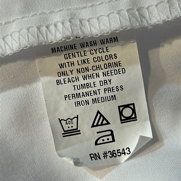 Van Heusen poplin wrinkle free men’s dress shirt with retro handmade silk tie - Picture 6 of 6